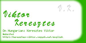 viktor keresztes business card